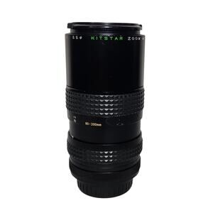 Pentax Kitstar Zoom Multicoated 1:4.5 F=80-200MM No. 8120616 55 Lens W/Caps